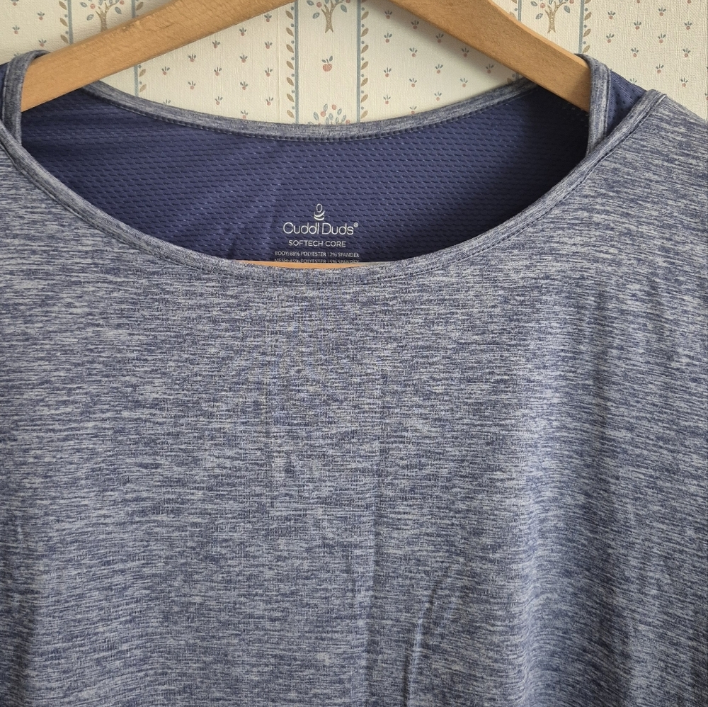 Cuddl Duds Softech Core Racerback Tee Shirt - image 4